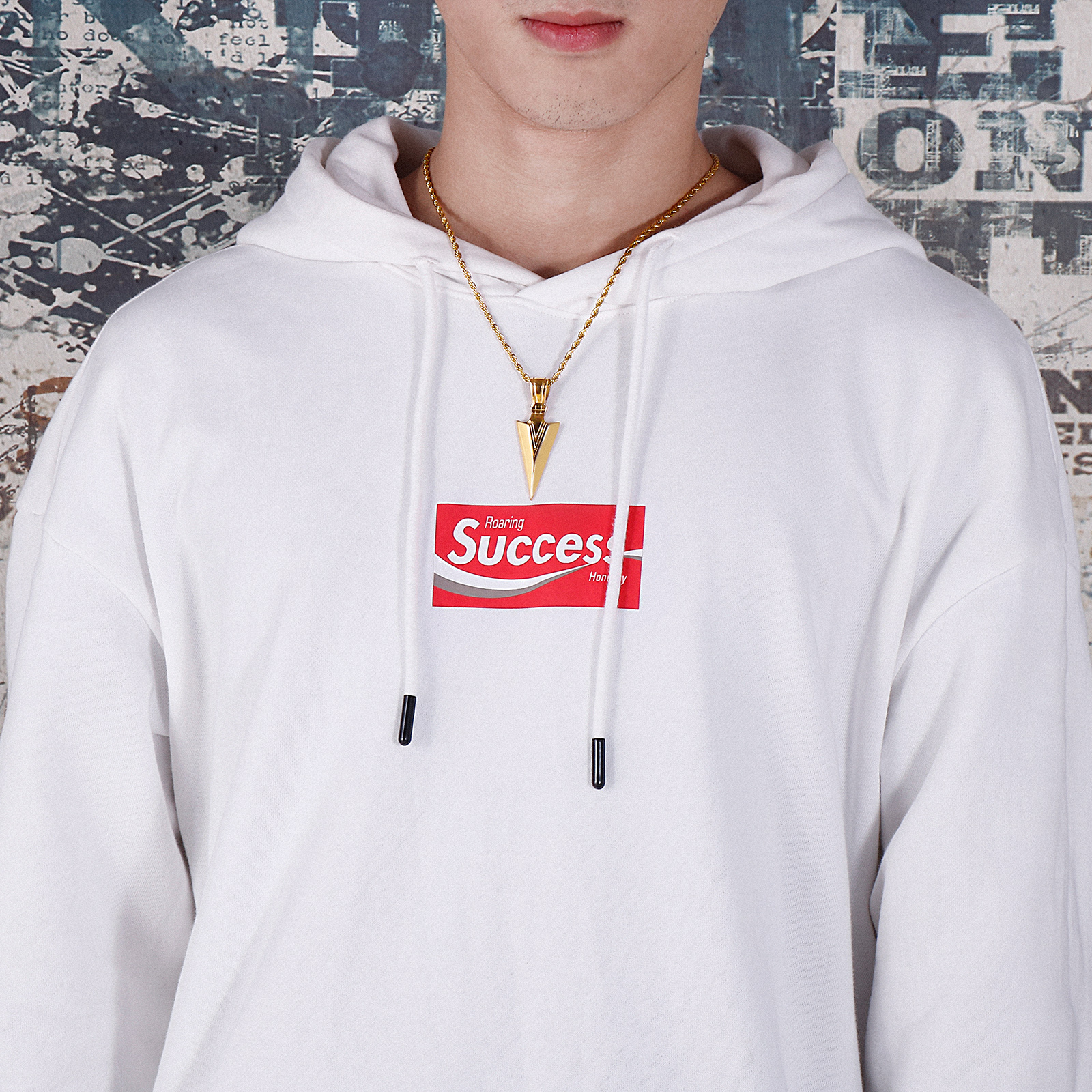 Collier avec pendentif en forme de flèche pour hommes, en acier inoxydable, brillant, de , style Ninja, accessoires Cool pour garçons