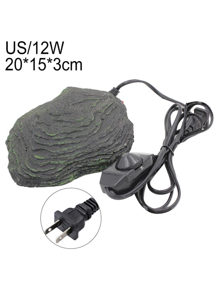 Reptile Pet Heating Stone Heat Wave Insulation Cave Hole Basin Branch Equipment Repticare Heater Rock Heatwave Stone