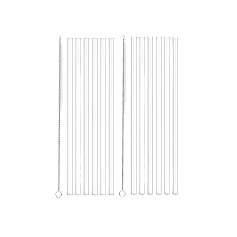 Pajitas transparentes compatibles con Stanley Adventure 40z, pajitas largas Tritan con cepillo de limpieza, cubiertas de paja de 3 uds., 6/12 Uds.: Negro