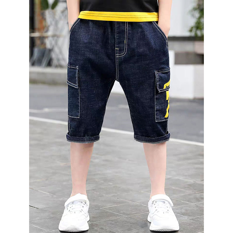 Jungen Jeans Shorts Sommer Kinder Jeans Shorts kinder Freizeit Denim Kurze Hosen Für Teen Jungen 2-14 jahr Kind Tragen