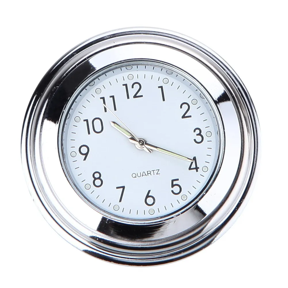 Leuchtende motorrad uhren für motorrad Rolle Motor- atv wasserdichte fahrrad lenker halterung uhr Aluminium fahrrad uhr