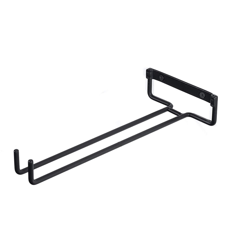 Gold Iron Silver useful 27/35/55cm Stainless Steel Wine Rack Glass Holder Hanging Bar Hanger Shelf