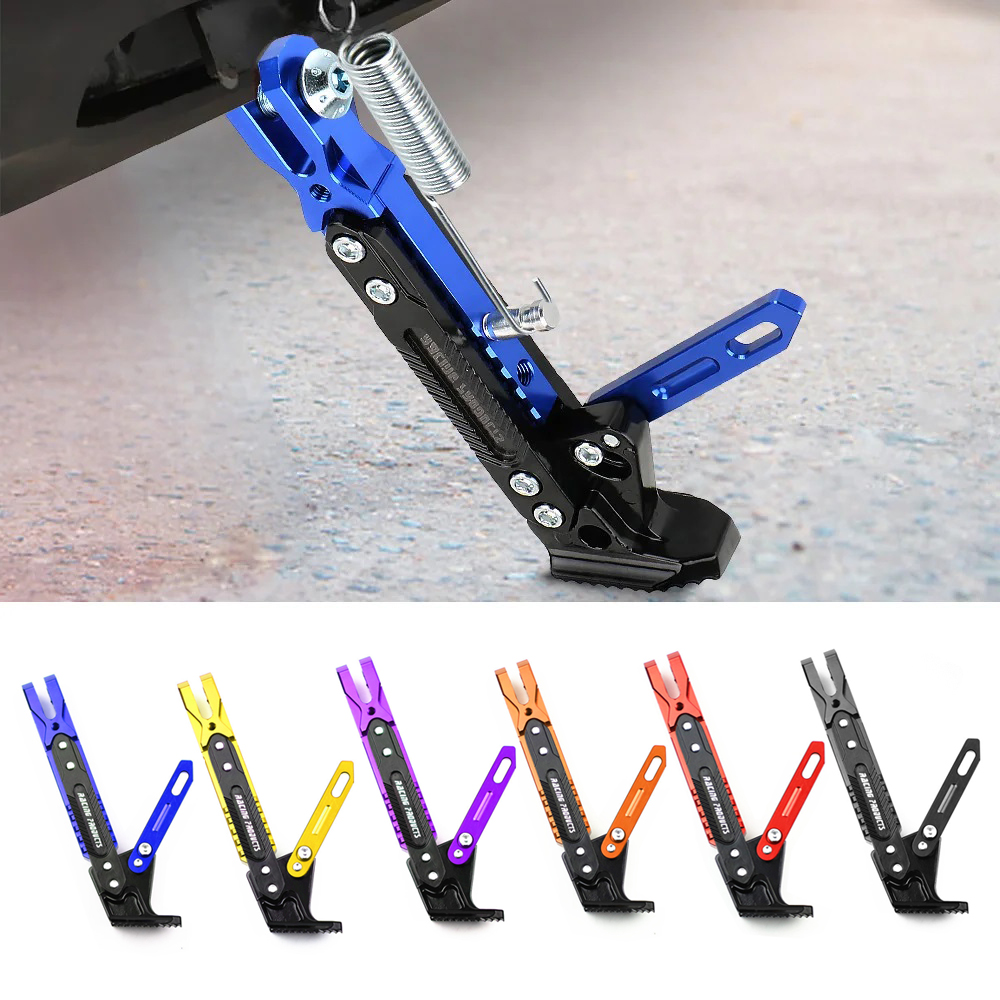 Neue Motorrad Tritte tand Park trete Stand Halterung Fuß Seite Stütze Krücken Halfter Schmutz Fahrrad Motorrad Zubehör Universal-