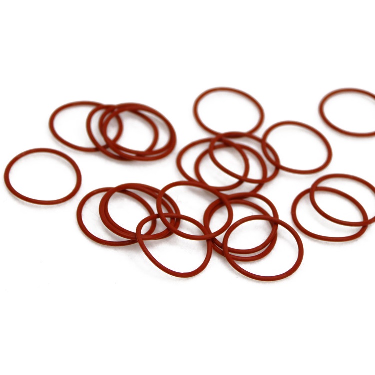10 st tjocklek  cs 5mm od 18 ~ 45mm silikon o ring packning livsmedelskvalitet vattentät bricka gummi isolerad rund o form tätning röd