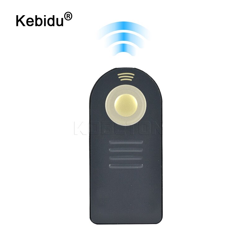 Kebidu zelfontspanner Digitale Bluetooth IR Draadloze Infrarood Ontspanknop Afstandsbediening voor Nikon DSLR Camera Zwarte Kleur