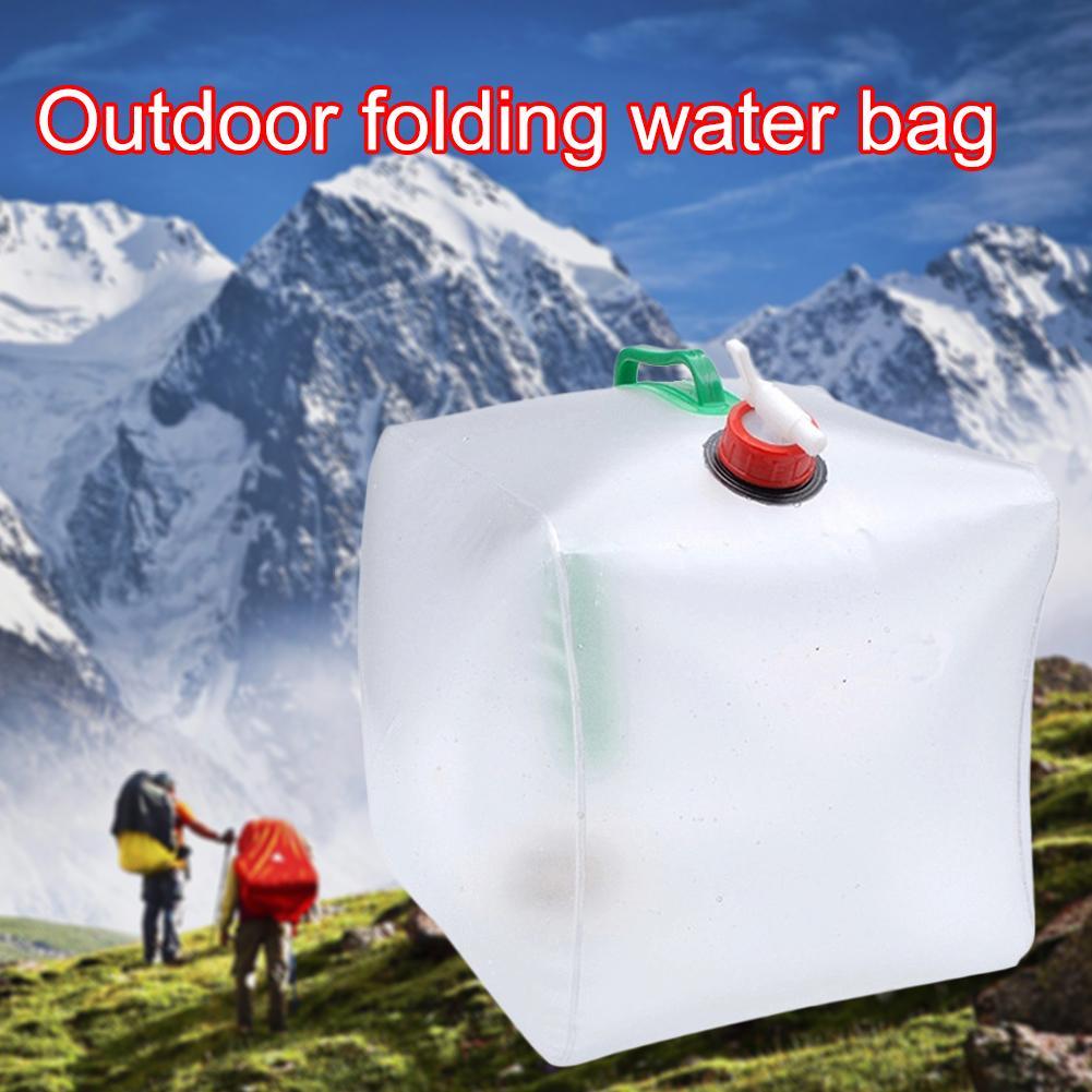 20L Opvouwbare Waterzak Outdoor Sport Camping Wandelen Storge Water Emmer Picknick Draagbare Survival Water Opslag Container Bag