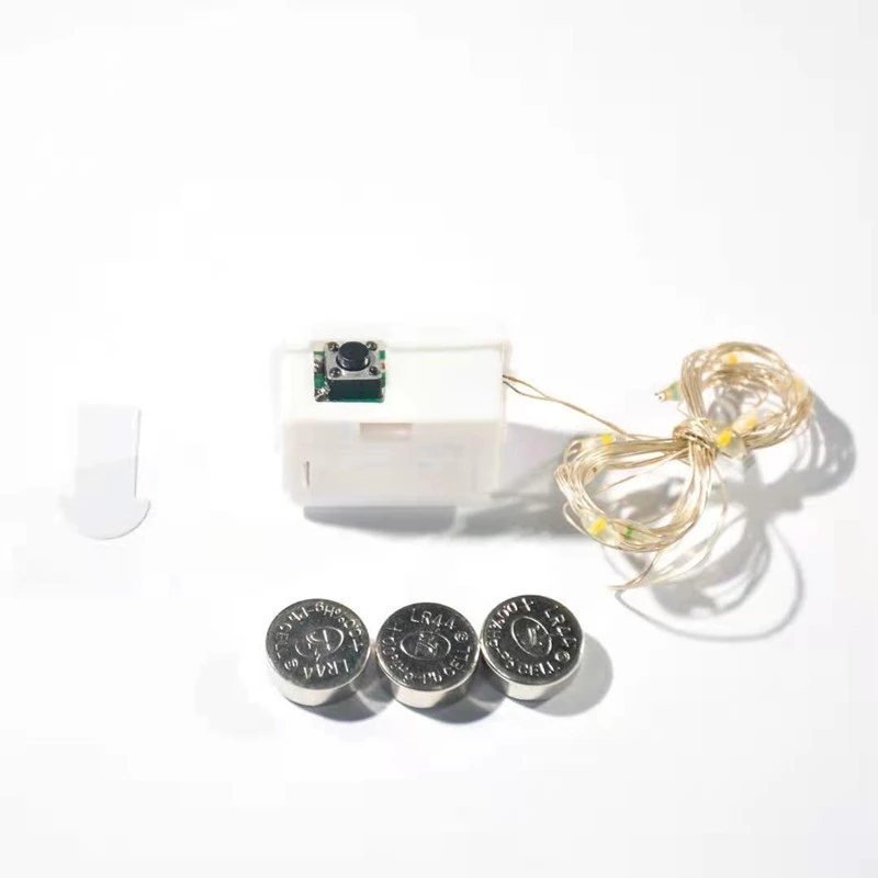 LED-Lichterkette, Knopfbatterie, Lichterkette, Weihnachten, Hochzeit, Neujahr, Schlafzimmer, Wohnzimmer, Garten, Dekoration, Girlande