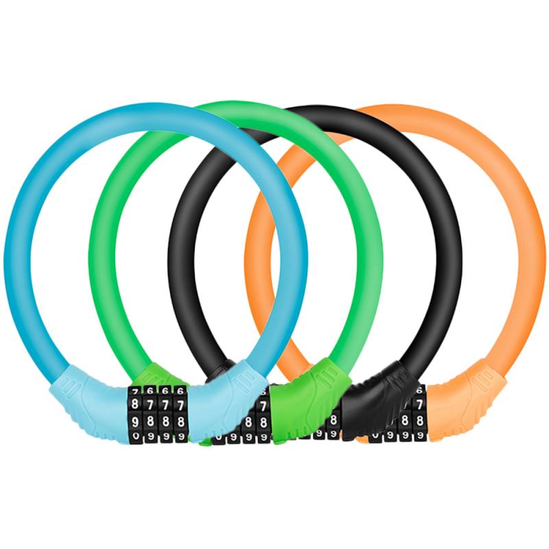 Universal Anti-Theft Bike Bicycle Lock Stainless Steel Cable Coil Bike Cycling Password Combination Security Steel Wire Locks