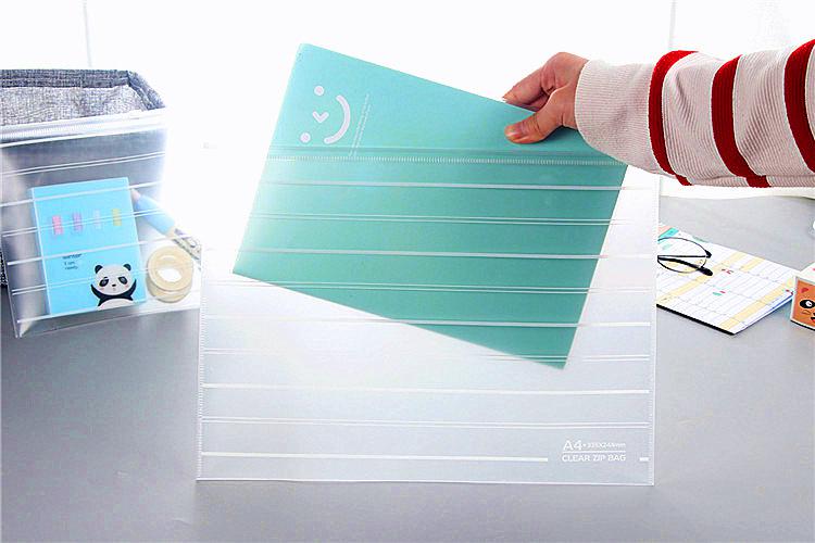 A4/A5 File Folder Document Bag 1Pc Sell A4 Paper Stationery Document Folder Office File Folders Kawaii School Tools: Big Size