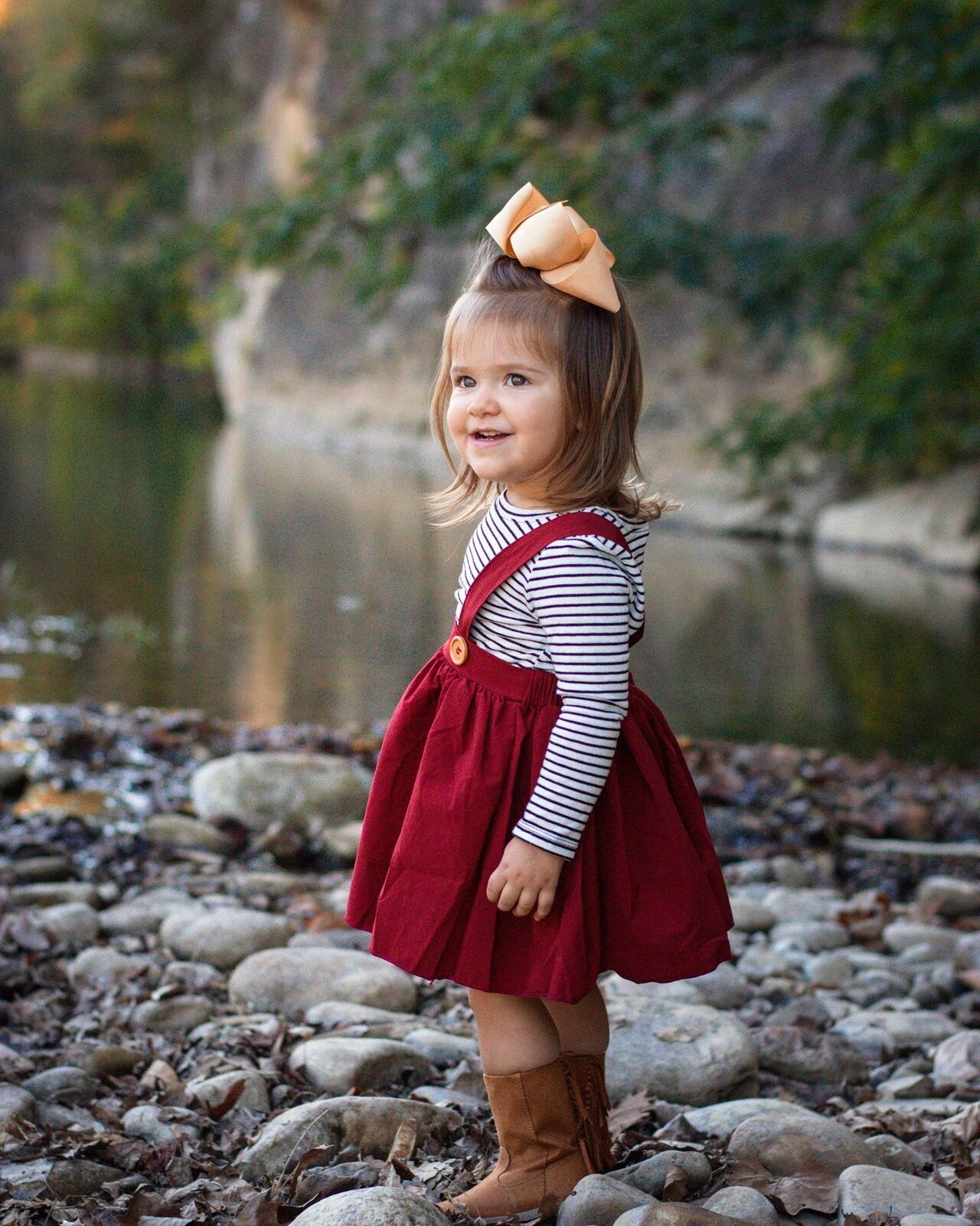 Jupe à bretelles pour -né fille, salopette à boutons, tenues de fête en coton, 0-3 ans