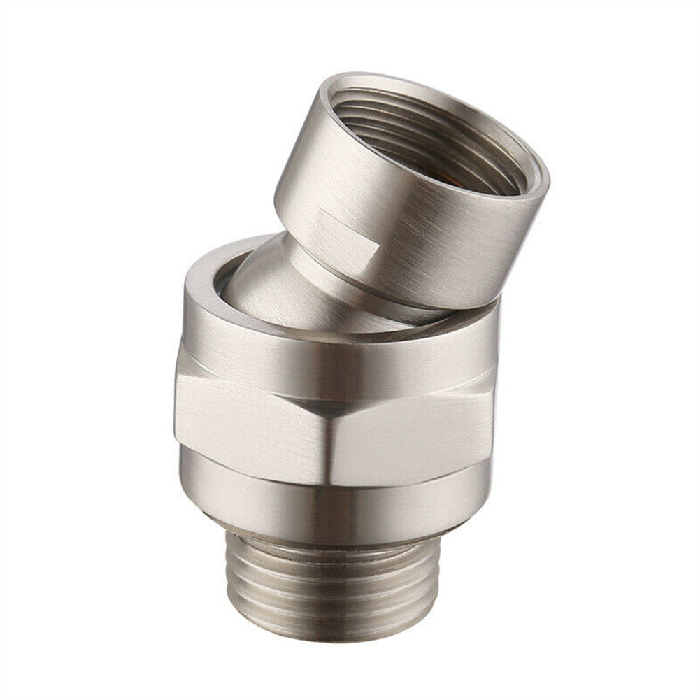 1pc Shower Head Connector Swivel Adapter Water Flow Ball Joint Accessories Bathroom Fixture Brass Shower Connector