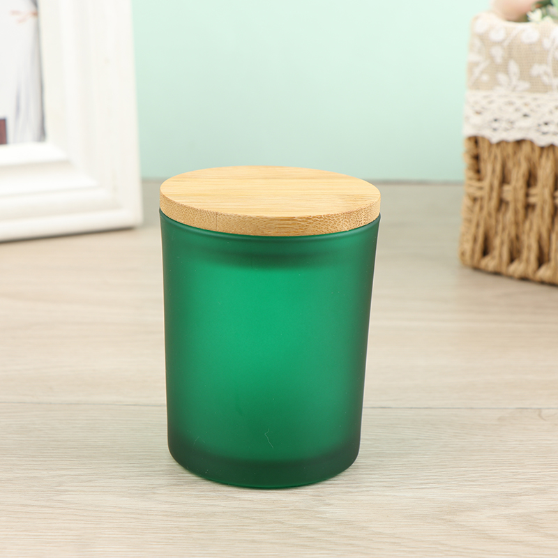 Taza de vela colorida DIY, contenedor de cera de bebida dorada, vela de vidrio, candelabro de aromaterapia, frascos de velas de feliz cumpleaños: Green
