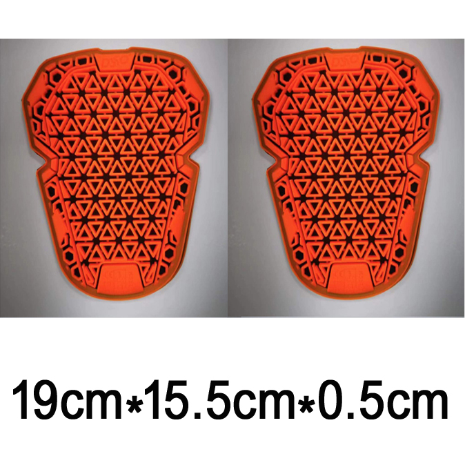 Veste de protection CE pour motocross, coussinets à haute élasticité, armure de motard, vêtements de travail, équipement de protection, dos initié, coude, genou: Orange