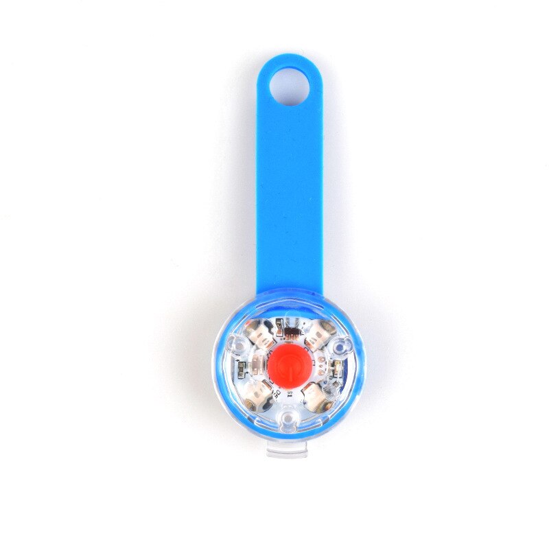 Collier lumineux LED avec chargeur USB pour chien, pendentif de nuit, accessoires Anti-perte, étiquette lumineuse pour chien: Blue