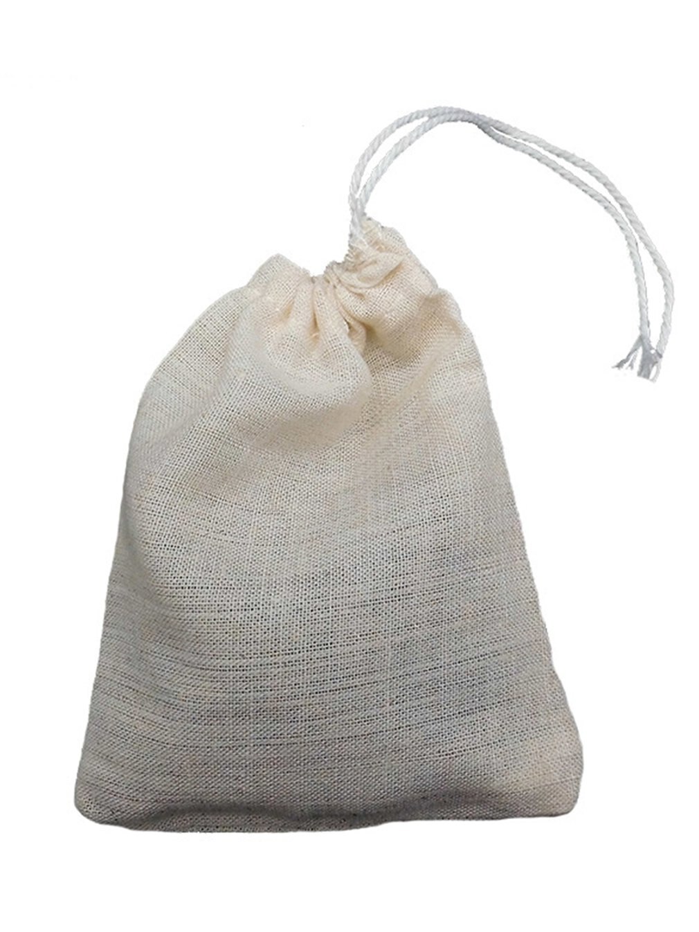 Cotton Bag Soup Filter Coffee Filter Cheese Cloth Muslin Pouch Food Strainer Soya Drainer Mesh Empty Tea Bag: 1