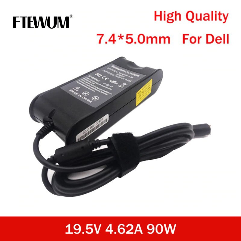 Ładowarka 19.5v 4.62a 90w 7.4*5.0mm do laptopa dell  e5420 e5500 e4300 e4310 e5400 e5410 1420 1501 1521 1525 d400 zasilacz