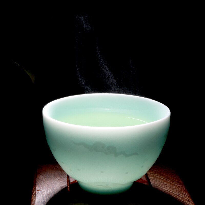 6 pezzi Longquan Celadon Set da tè in ceramica kung-fu accessori ombra verde famiglia Master Mug tazza personale porcellana stoviglie: B 6PCS SET
