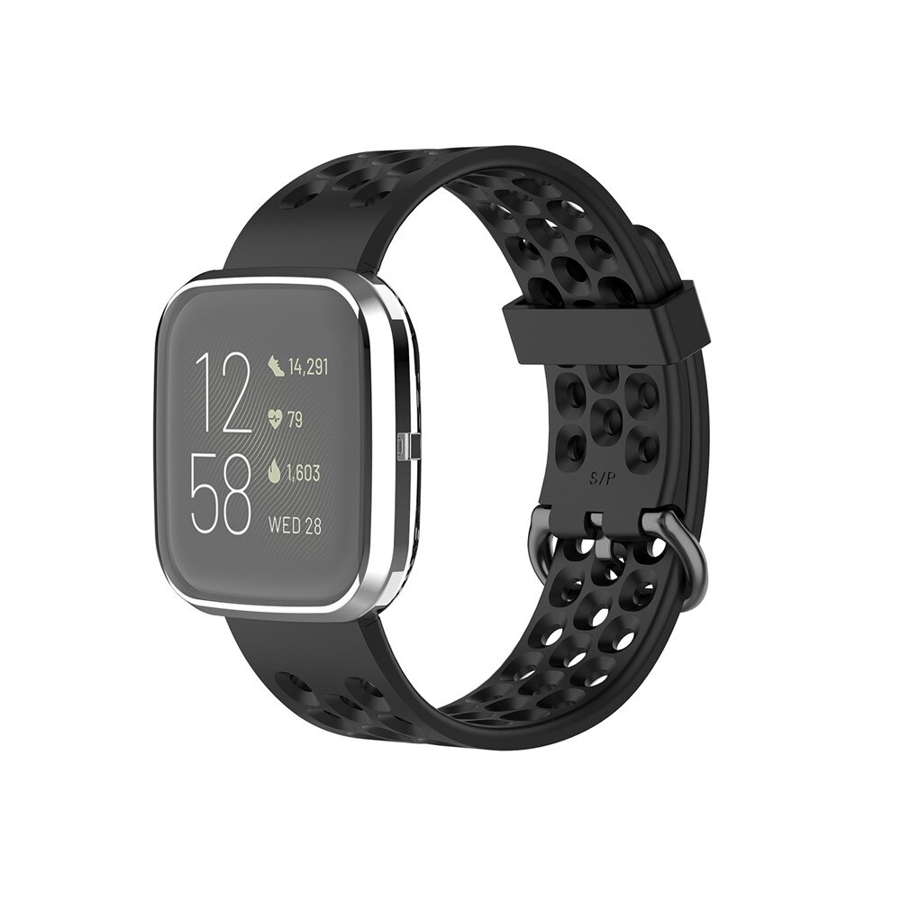 Plating Cover Voor Fitbit Versa 2 Band Case360 Graden Bescherming Voor Fitbit Versa/Versa2 Horloge Accessoires Scherm Beschermhoes