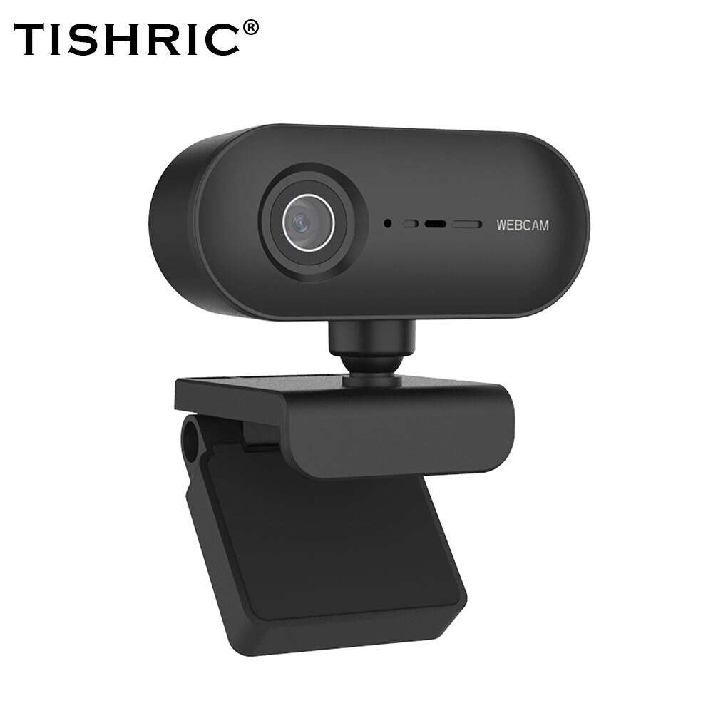 TISHRIC-minicámara C7 1080P, Webcam con micrófono, autoenfoque, para PC/ordenador, cámara Web USB, 30FPS