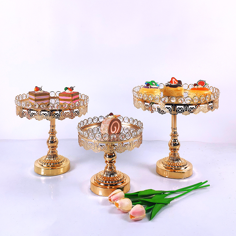 Présentoir à gâteaux en métal avec miroir en acrylique, 1 pièce, sur socle, pour fête d'anniversaire, mariage, Dessert, Cupcake, doré, décor de maison