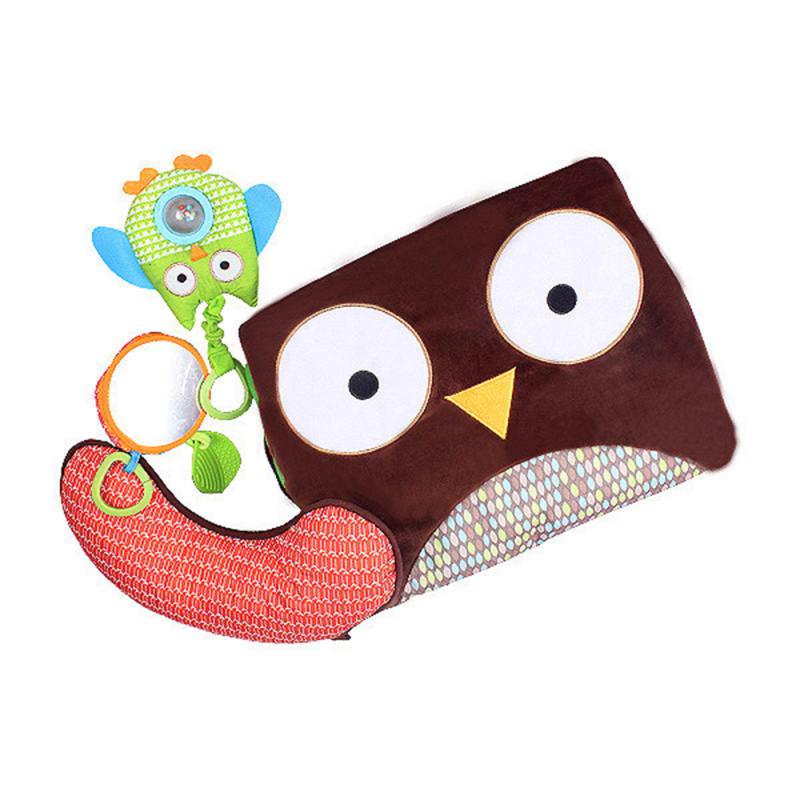 Couverture hibou pour nourrissons, tapis de jeu pour bébés de 0 à 3 ans, tapis d'activités