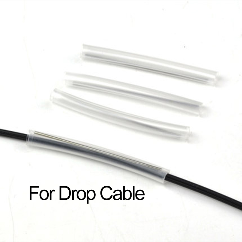 Tubo de fibra óptica de 1000x6,0mm, manguitos de protección de Cable de fibra FTTH, protector de empalme termorretráctil para Cable de caída, 5,5 unids/lote