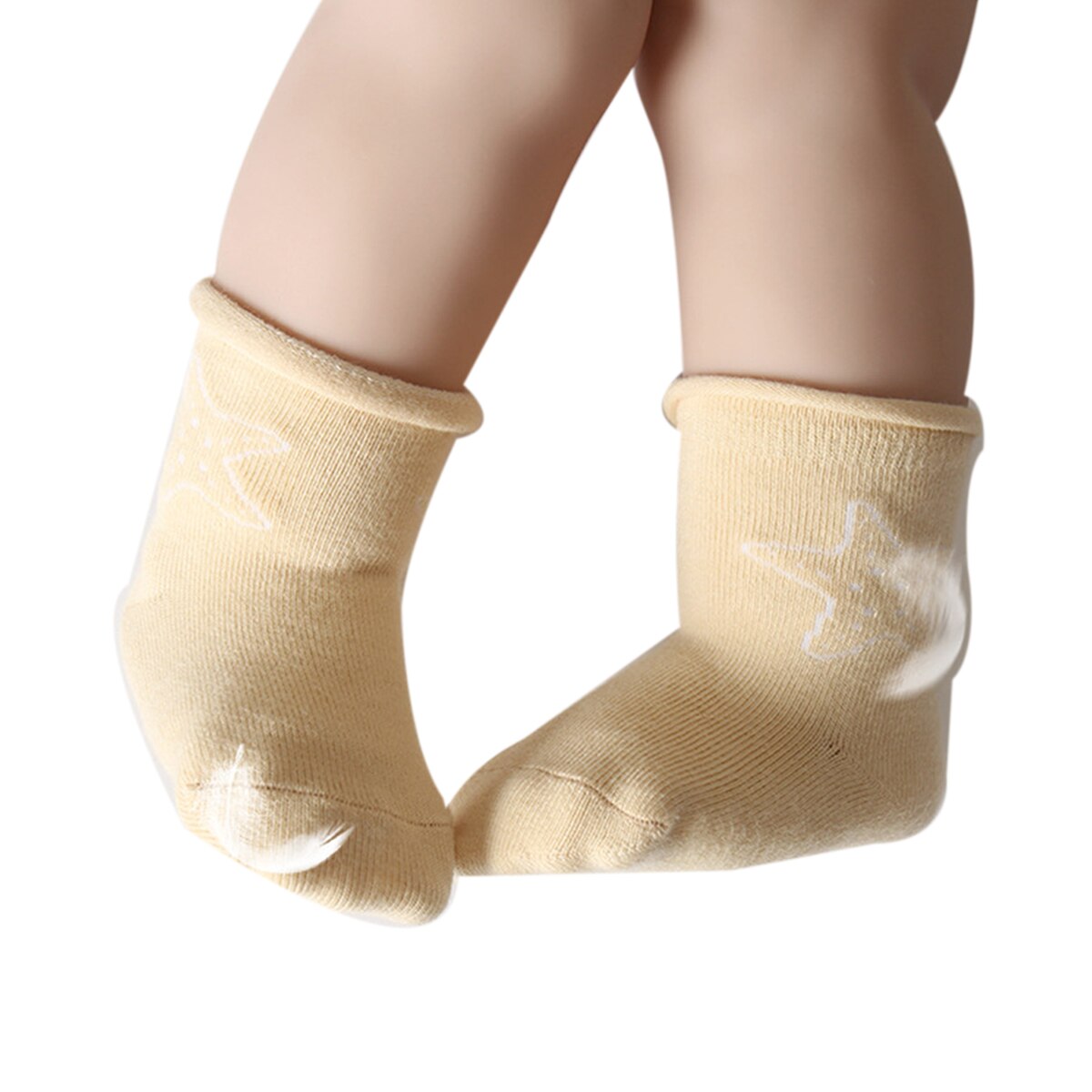 Meias para crianças e bebês, meias com desenho animado e antiderrapantes para meninos e meninas, de 3 a 2 anos