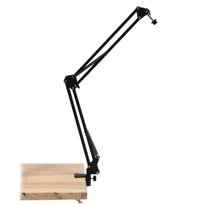 Pro Desktop Microphone Suspension Scissor Arm Microphone Stand Table Mounting Clamp microphone stand neewer mic stand
