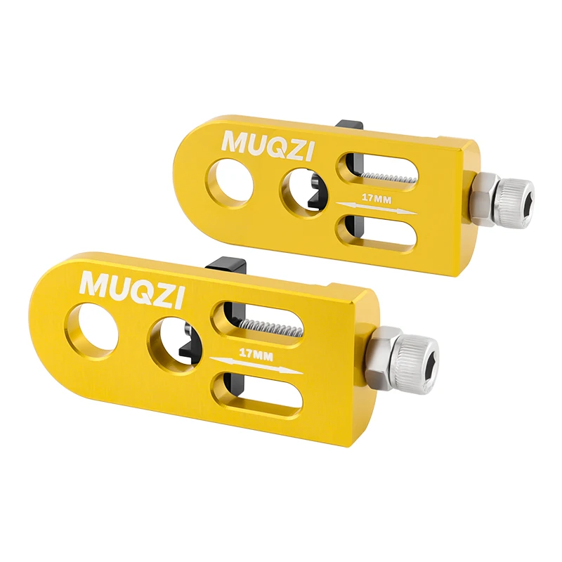 MUQZI Bicycle Chain Tensioner Single Speed Bike Chain Tension Adjuster Folding Fixed Gear Bike Chain Adjuster: green