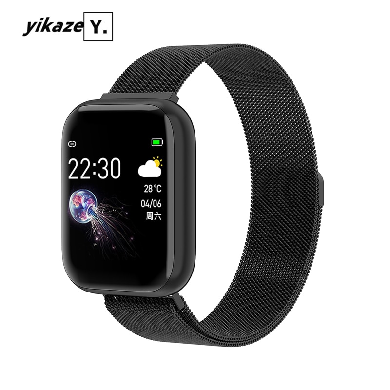 I5 smart watch vattentät pulsmätare fitness tracker blodtryck män kvinnor sport smartwatch för android ios pk iwo