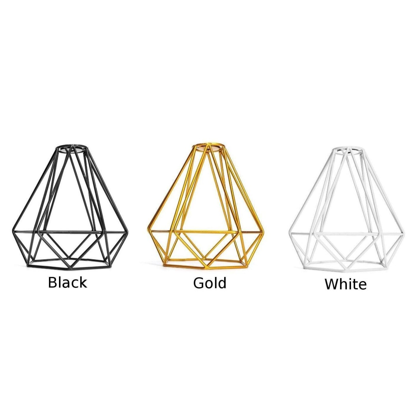 Iron Wire Cage Hanging Lamp Shade Pendant Light Chandelier Lampshade For Hotels KTV And Restaurant Industrial Decora