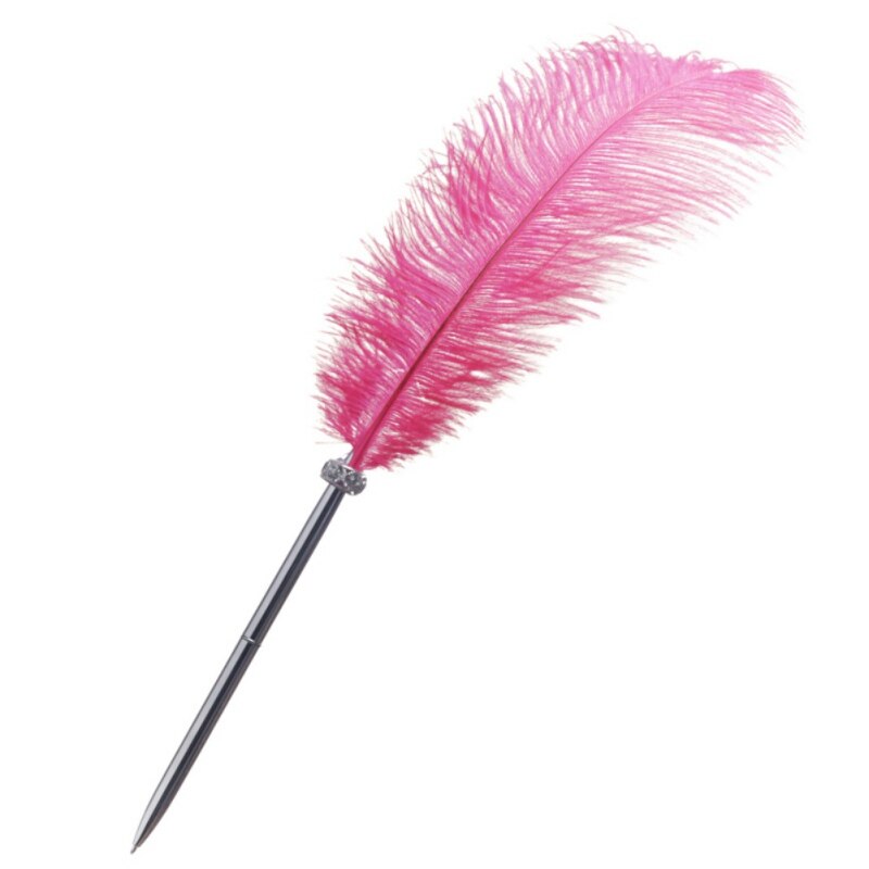 Creatieve Kleur Veer Metalen Balpen Ganzenveer Duurzaam Nuttig Dagelijks Briefpapier Kantoor Thuis Leveringen