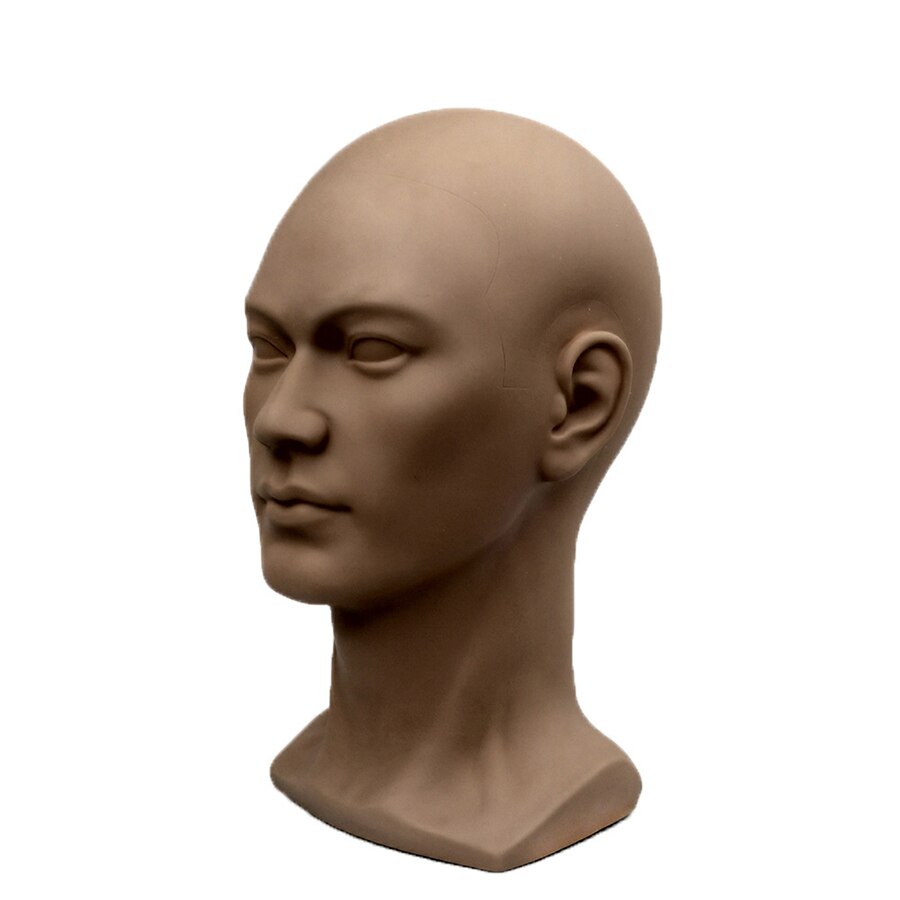 Wig Stand Mannequin Head for Wigs Display and Making Manikin Bald PVC Displaying Heads With Shoulder: jian-hei
