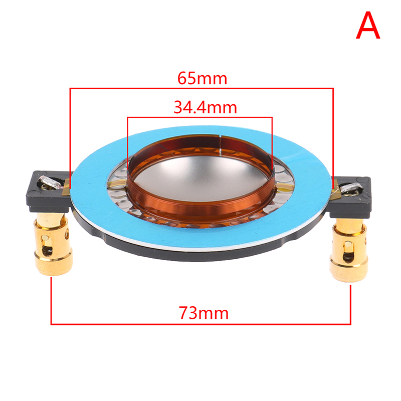 1PC 34,4mm 44,4mm 51,3mm 72,2mm 74,5mm DIY Teile Core Hochtöner Schwingspule Membran Titan film Höhen Lautsprecher Reparatur zubehör: Dunkelblau