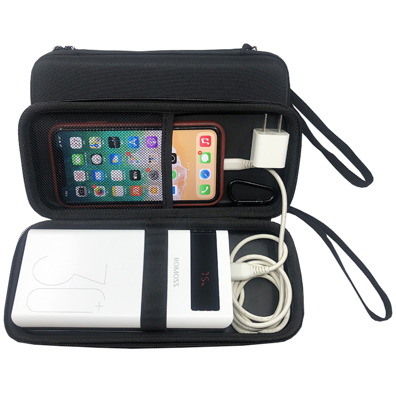 Hard EVA Case for ROMOSS Sense 8P+ Power Bank 30000mAh QC PD 3.0 Fast Charging Powerbank 30000 mAh External Battery Charger