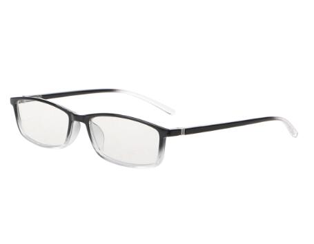 Hombres Mujeres clásico Marco rectangular Anti luz azul radiación ordenador gafas liso: MULTI