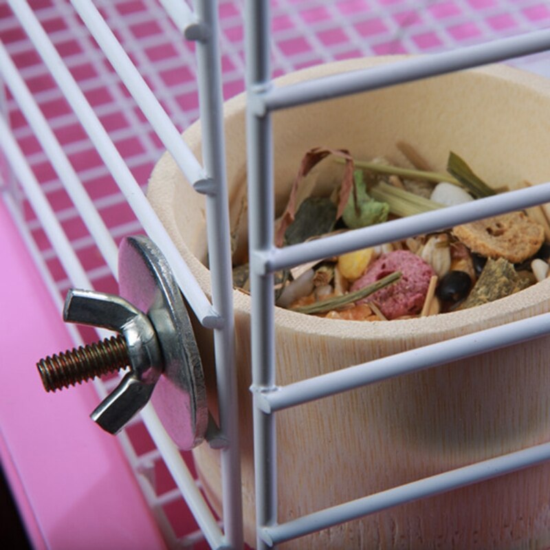 10Pcs Birds Perch Holder Parrot House Screw and Nuts Food Feeder Clamp Parts Bird Cage Mounted Breeding Box Accessories