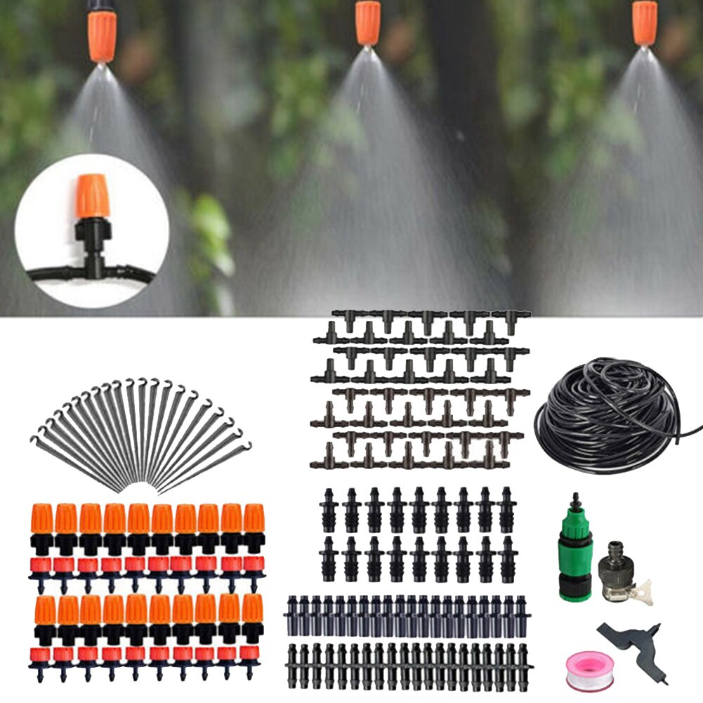 Automatische Diy Micro Drip Irrigatie Systeem Irrigatiesysteem Timer Drip Sprinklers Tuin Plant Self Watering Kit