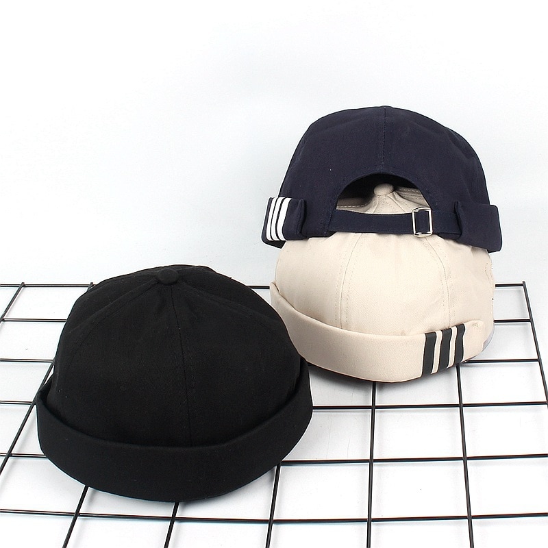 Gorros de algodón de verano para hombre, gorros de algodón multiusos, gorros de calle únicos urbanos, gorros portátiles Docker