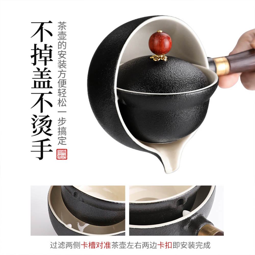 Bloemen Prachtige Steen Slijpen Vorm Thee Set Handgemaakte Thee Pot Cup Set Chinese Theeceremonie Gungfu Tea Cup Theewaar unieke