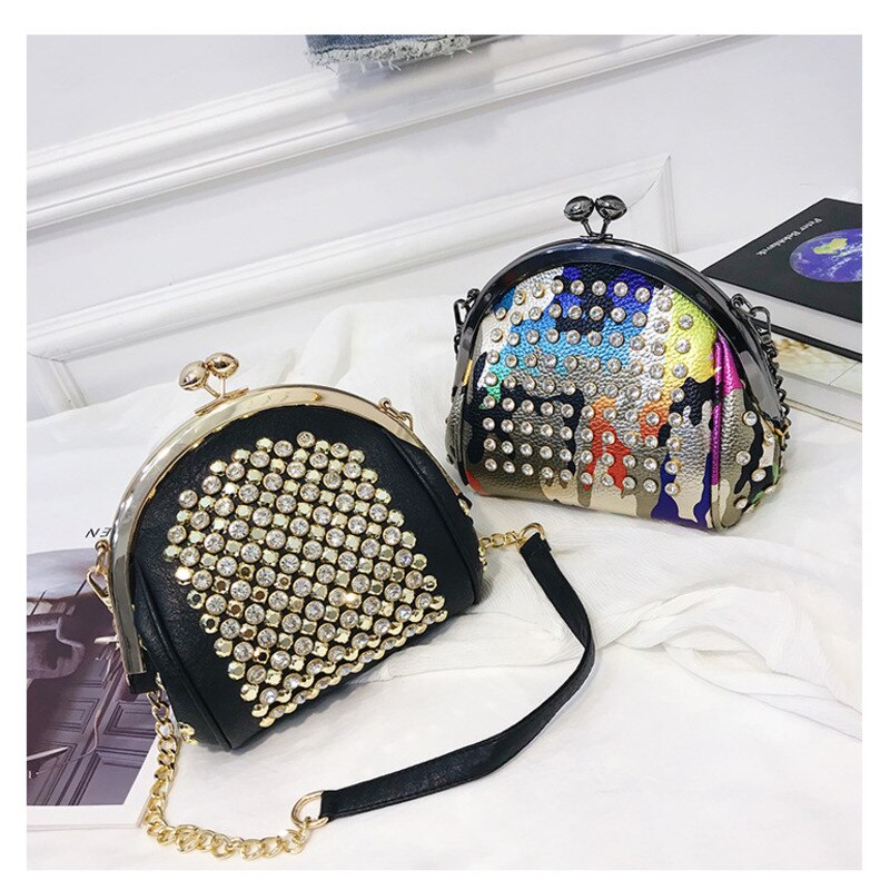 muszla Crossbody torby dla kobiet 2020 moda diamenty posłaniec torby dama duże torba z rączkami na ramię torebki o dużej pojemności nowy tendencja