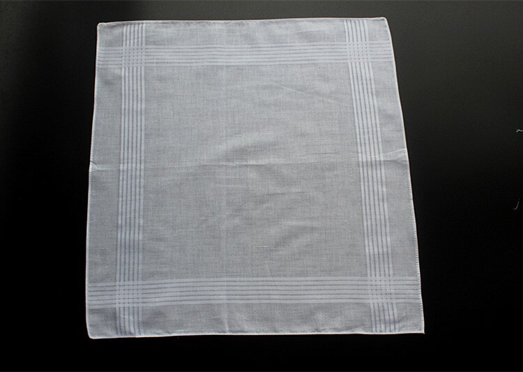 40*40cm fazzoletto da donna in cotone bianco Graffiti tasca quadrata gentiluomo morbida striscia tasche quadrate fazzoletto suora