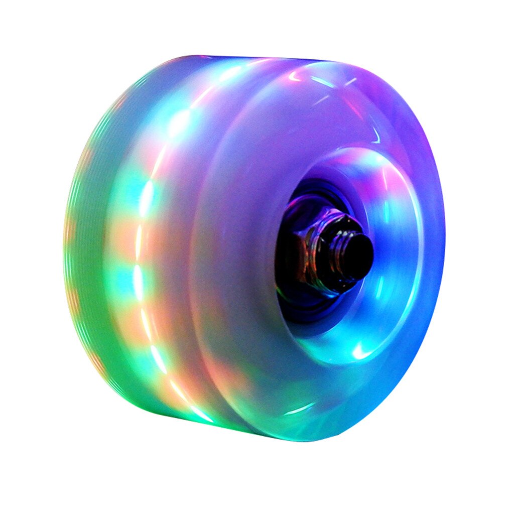dauerhaft Leucht Licht hoch Quad Rollschuh Räder Lagerbier Installiert Pop-Quad Blinkende Rolle Rolle Klinge Ersatz # p4