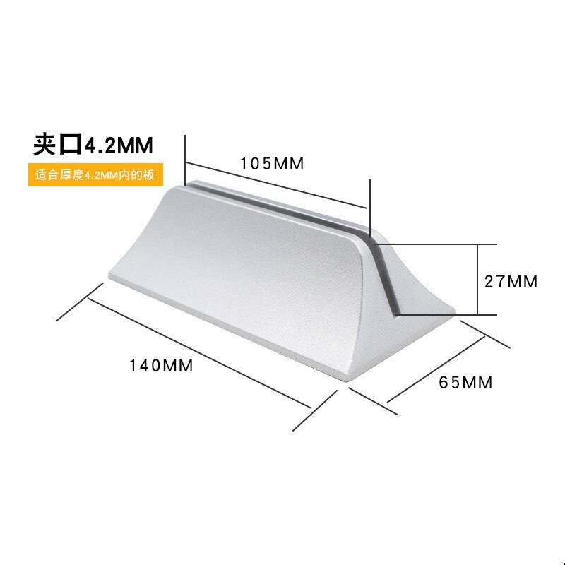 2 Stuks Acryl Desktop Screen Clip Verwijderbare Plastic Ondersteuning Frame Beugels Examen Bureau Bestand Kantine Isolatie Board Base