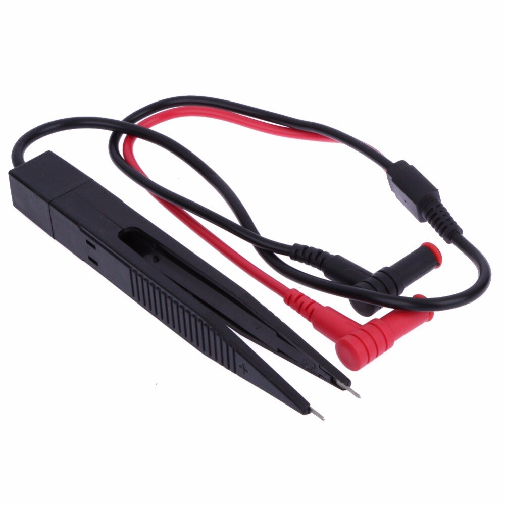 Multimeter SMD Spoel Test Clip Meter Probe Kabel Pincet voor Multimeter Condensator Componenten Weerstand Condensator Meten
