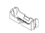 battery holder 1 slot 18500 18505 Battery box 1cell dip type 3.7v Nylon fire resistance to high temperature of 260 degrees