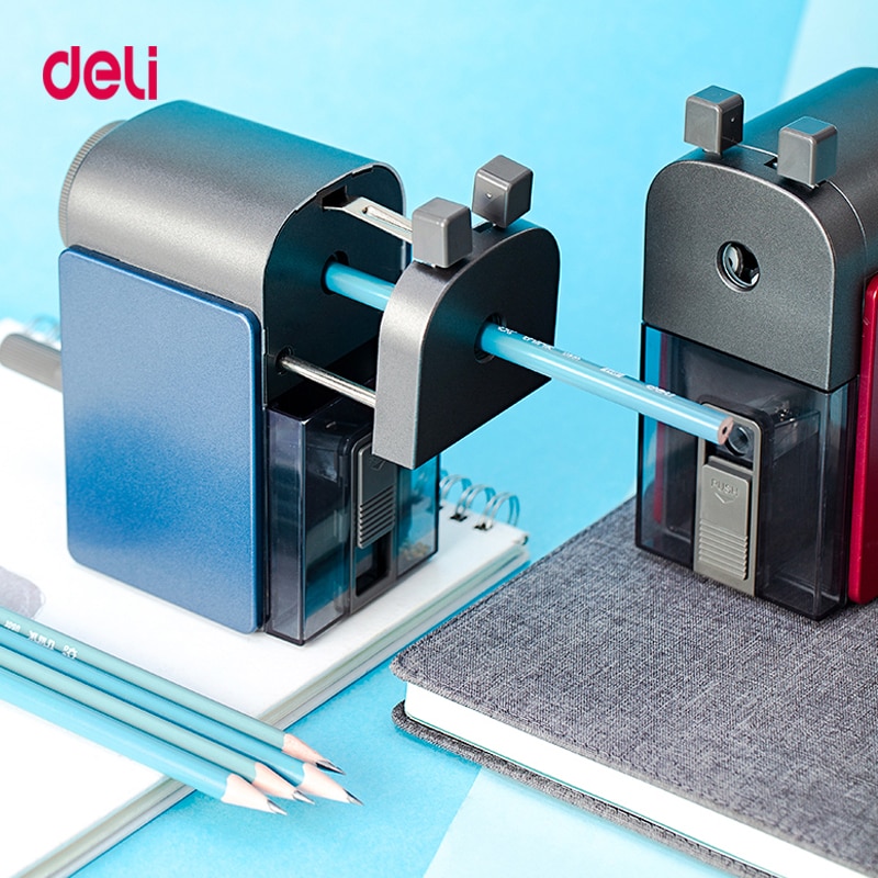 Deli-afilador de lápices manual de metal de , Sacapuntas manual , para estudiantes