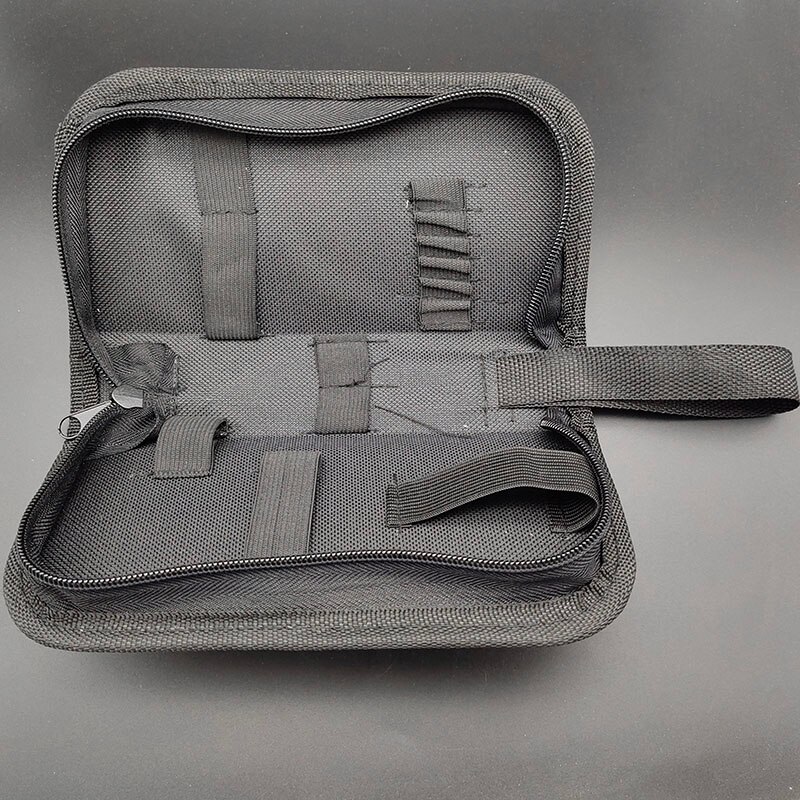 Acoustic Electric Guitar Ukulele Fret Repair Tool Kit Fret Crowning File Polish Took Winder Fret Ruler String Cutter Guitar Part: only Bag