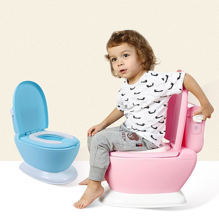 Multifunction Training Potty Toilet Portable Baby Pot Toilet Seat Kids Potty Training Seat Comfortable Backrest Children's Potty