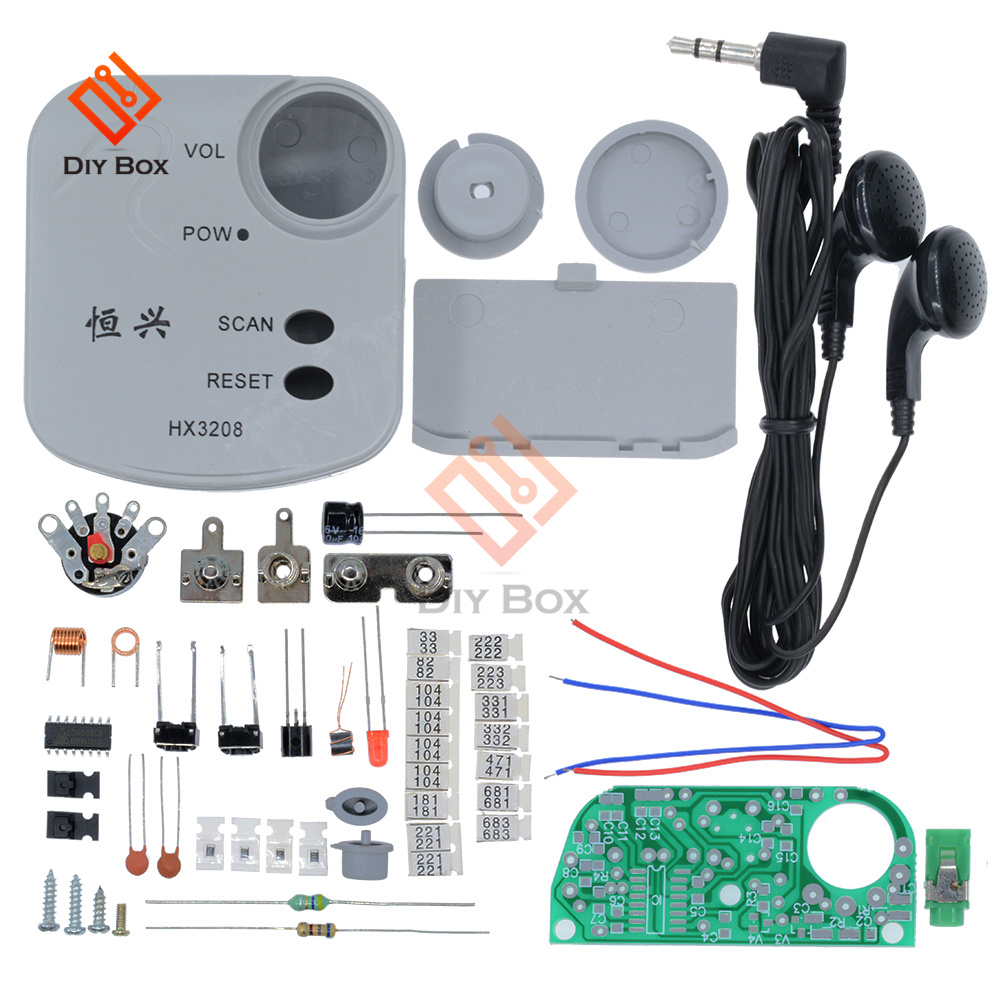 HX3208 kit Radio elettronici fai da te modulazione di frequenza FM modulo Radio Micro SMD 1.8V-3.5V ad alta sensibilità